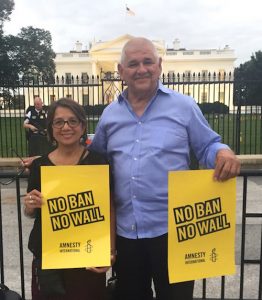 NNIRR - Cathi & Eddie at WH Protest 2017